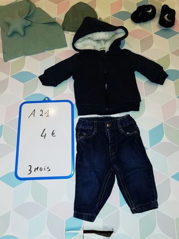 A21 - ensemble garçon 3 mois