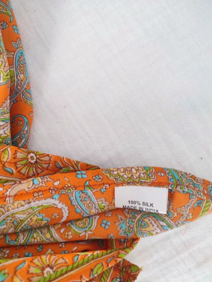 Paréo neuf 100% soie xxl - photo numéro 2