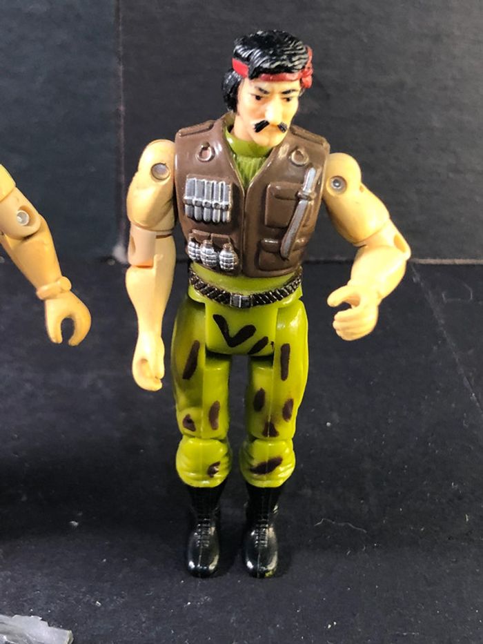 Lot de figurines action figurines et accessoires bikin kaido lanard style gi joe - photo numéro 5
