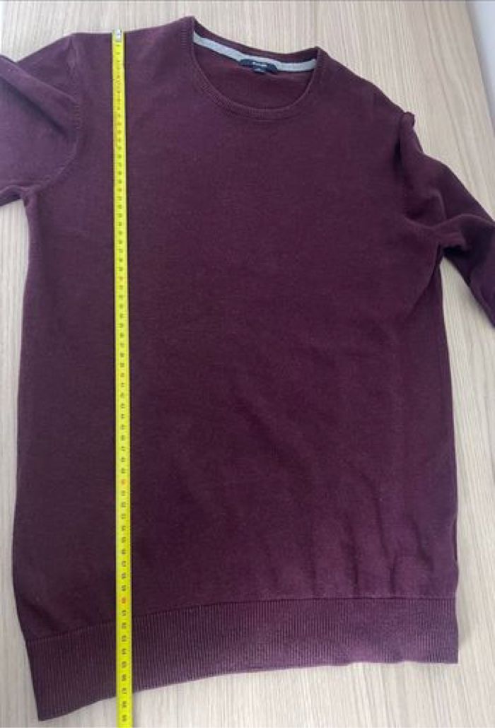 💫 Pull bordeaux, taille M 💫 - photo numéro 4