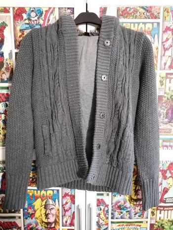 Veste épaisse à capuche femme taille M