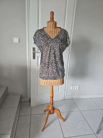 Blouse léopard esprit xxl u42