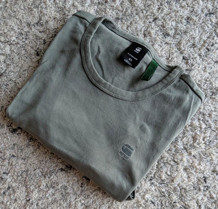 T-shirt Gstar raw taille XS homme vert