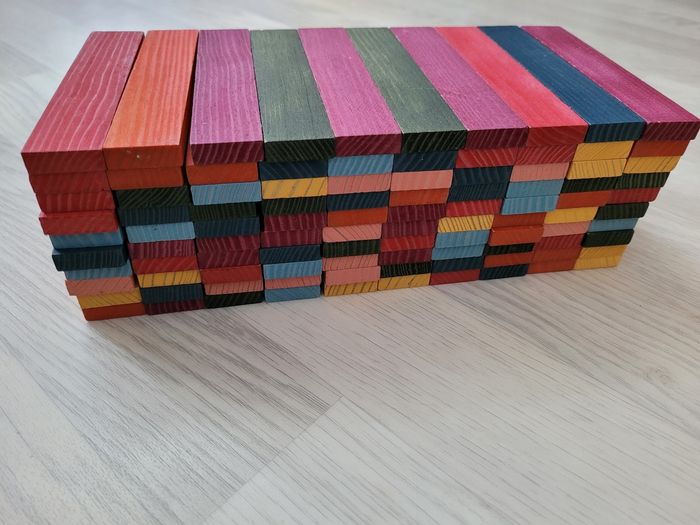coffret bois 100 kapla de couleurs (25e) - photo numéro 2