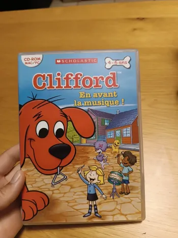 Jeu Clifford en avant la musique pc cd-rom