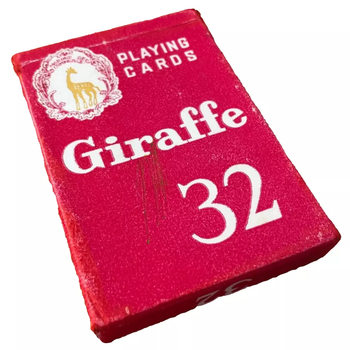 Jeu de cartes à jouer (32) Marque Girafe