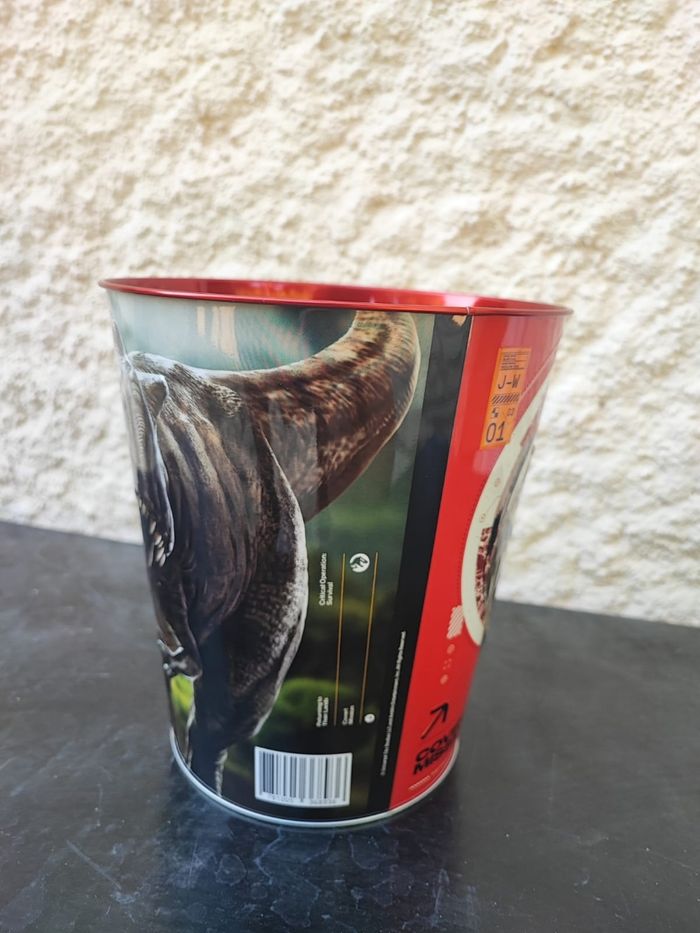 Seau a pop corn en métal Jurassic world rebirth neuf - photo numéro 7
