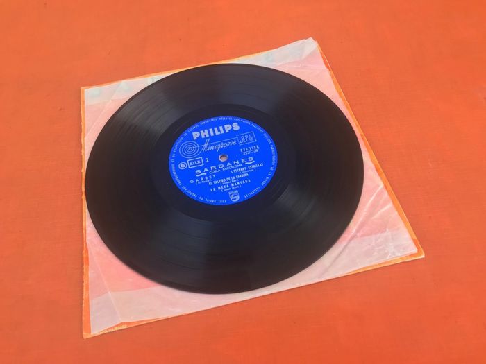 Vinyle 33 tours (25cm) Cobla Barcelone Sardanes (1954) Philips P 76.113 R - photo numéro 2