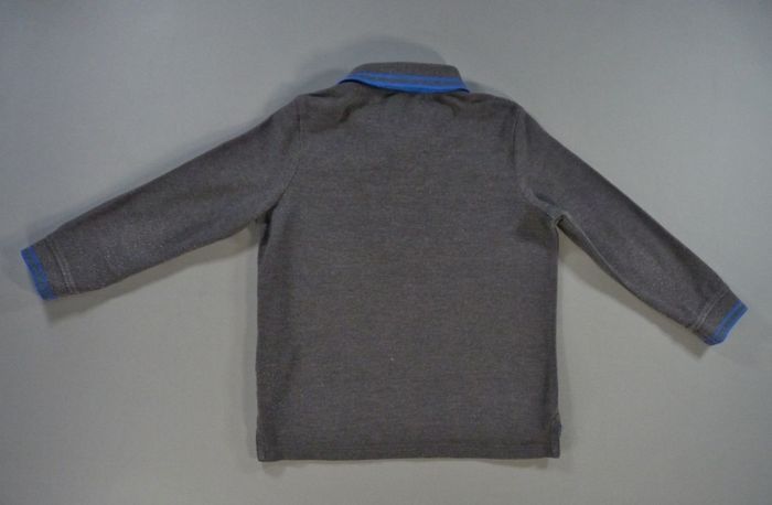 Tee-shirt polo manches longues gris bleu guitare Du Pareil Au Même 3 ans 98 cm garçon - photo numéro 4