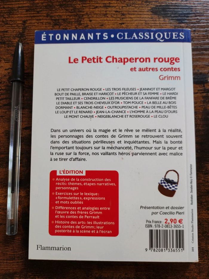 Livre Le petit chaperon rouge et autres contes Grimm - photo numéro 2