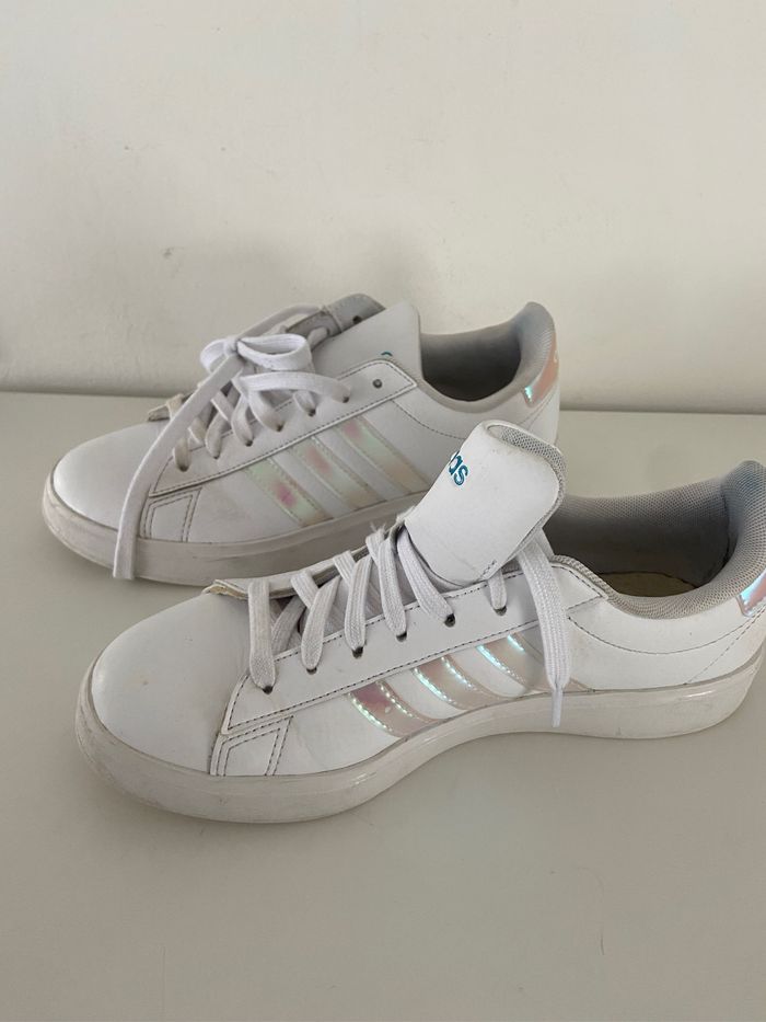 Baskets adidas femme grand court 38,5 - photo numéro 5