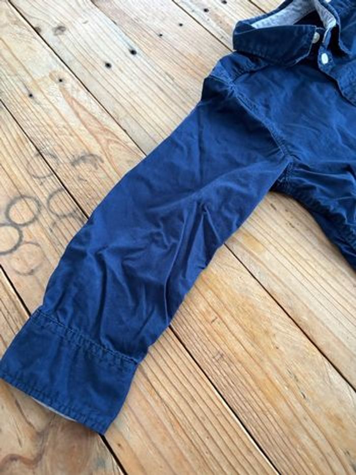 Chemise bleue H&M 2/3 ans - photo numéro 5