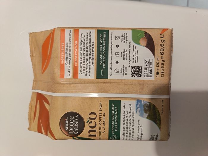 Boîte 12 dosettes café Néo lungo neuve - photo numéro 2