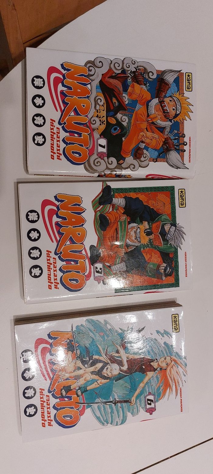 Lot de 3 tome de naruto 1 3 6 - photo numéro 4