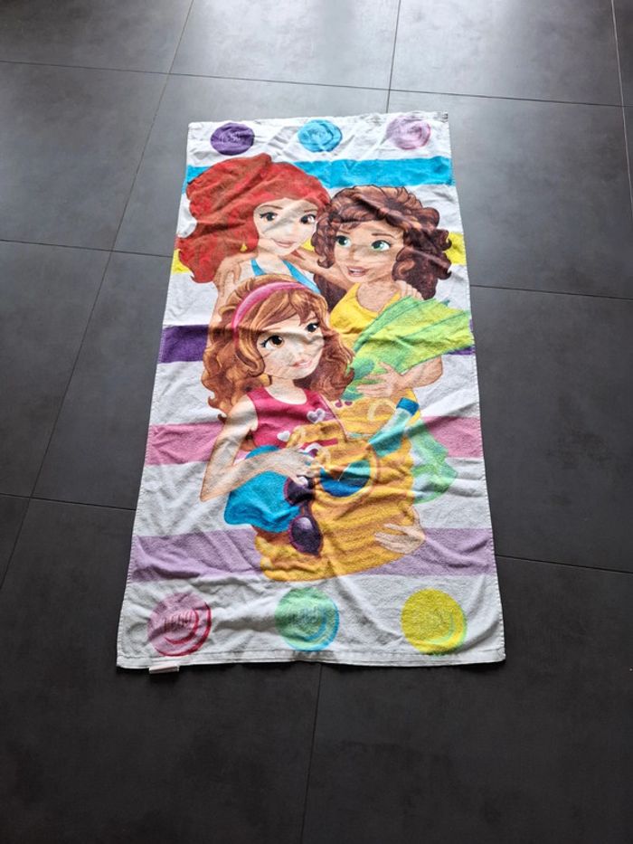 Serviette de plage lego friends 70 × 140 cm neuve
