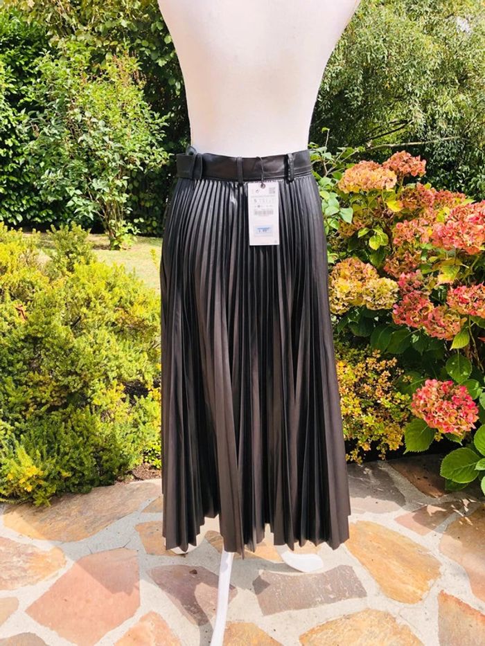 Jupe longue zara noire taille S - photo numéro 5