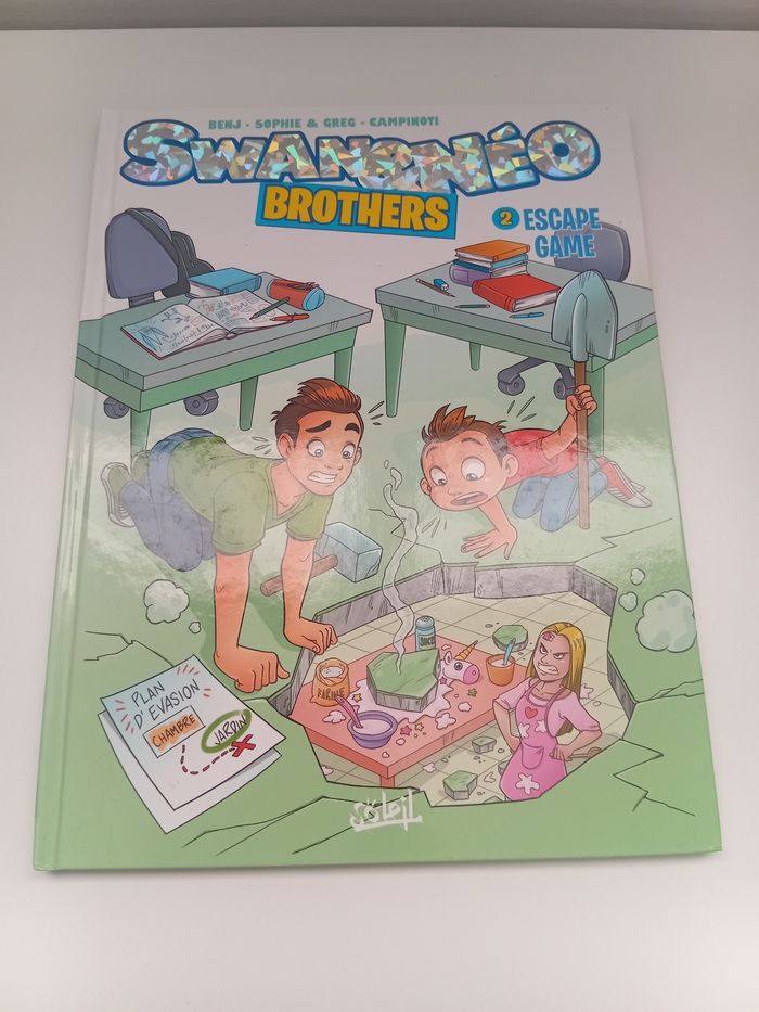BD Swan et Néo Brothers Tome 2 Escape game