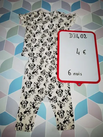 D3402 - ensemble fille 6 mois
