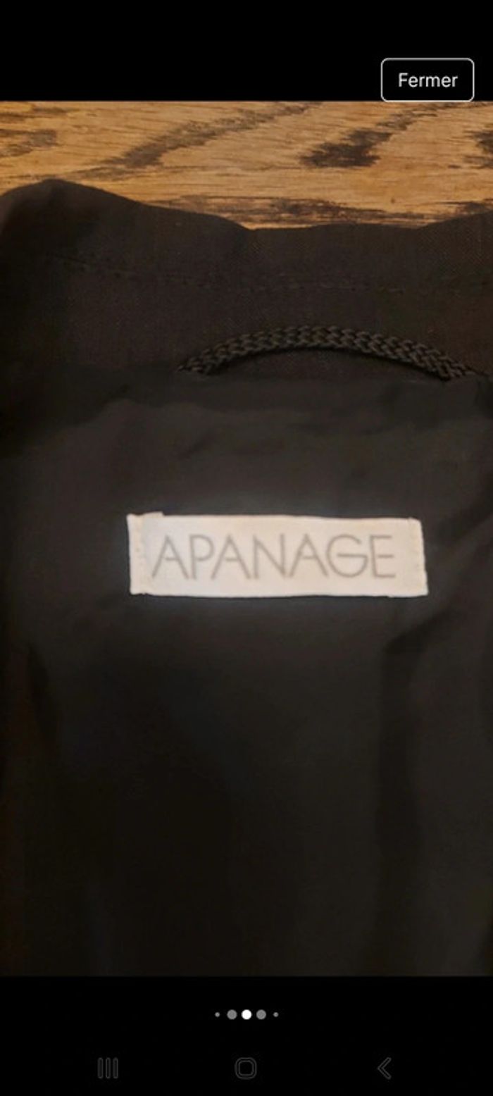 Blazer Apanage be/fr 40 en lin en parfait état - photo numéro 7