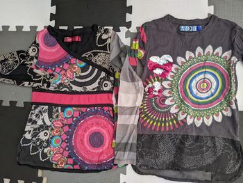 Lot de 2 TS manches longues Desigual 9/10 ans