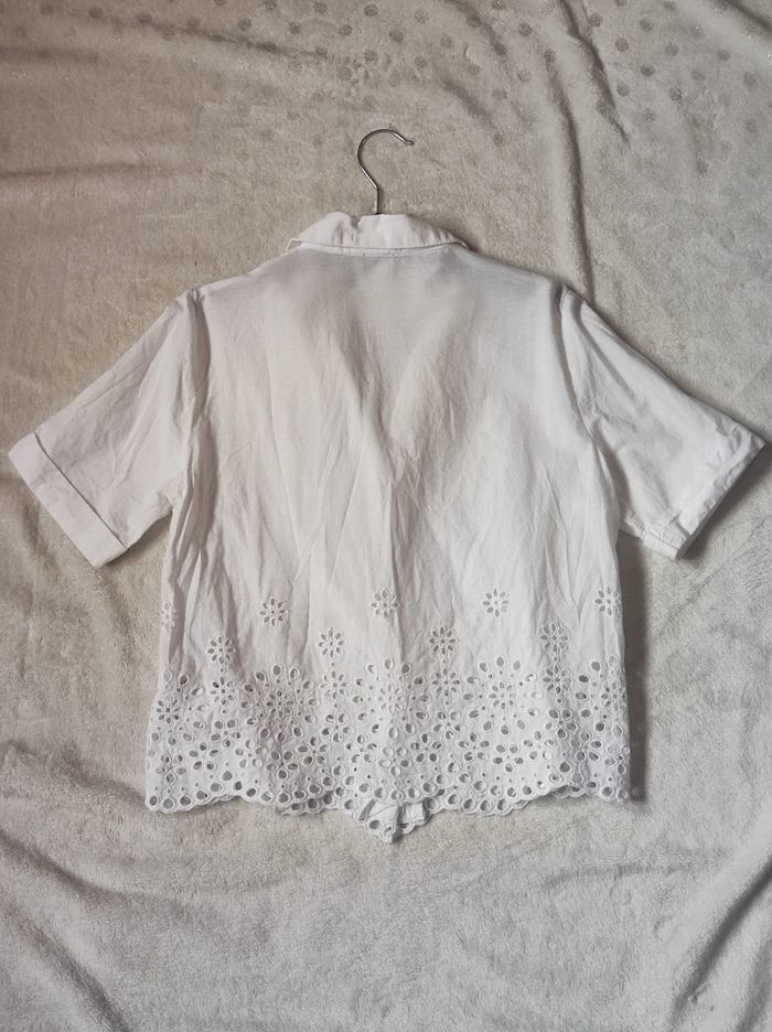 Chemisier oversize dentelle taille 34 - photo numéro 5