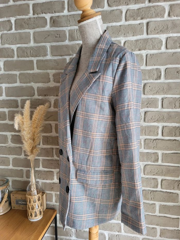 Veste blazer à carreaux Prince-de-Galles Daphnea - photo numéro 9