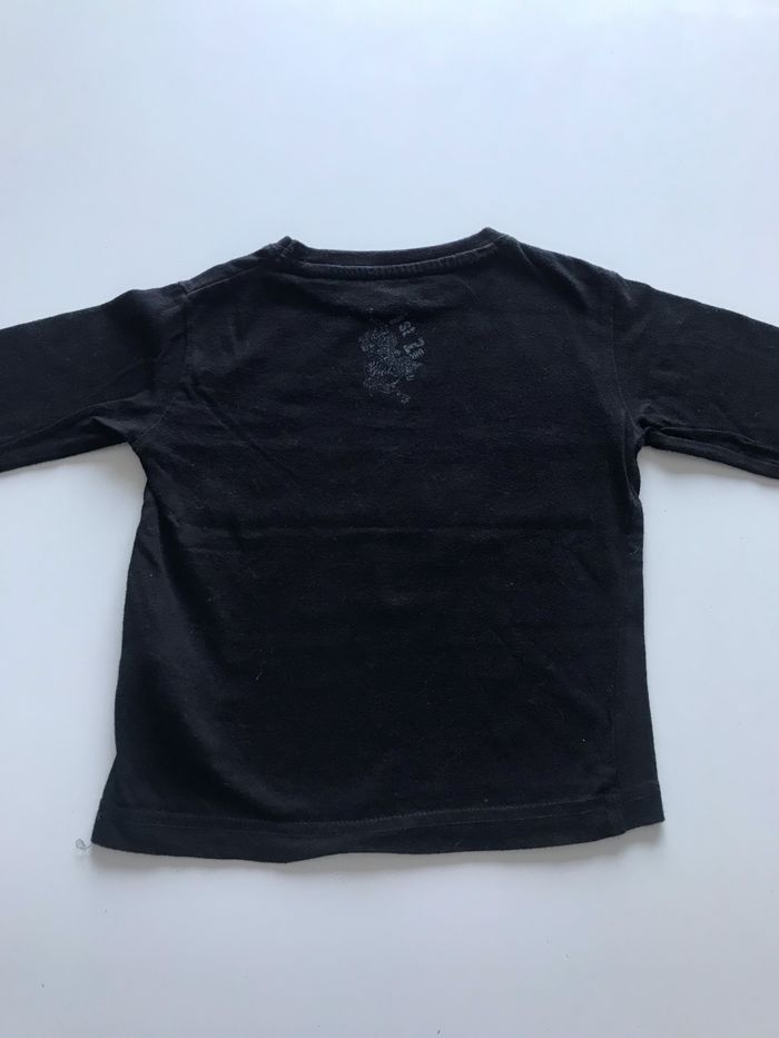 T-shirt bébé noir 24 mois - photo numéro 2