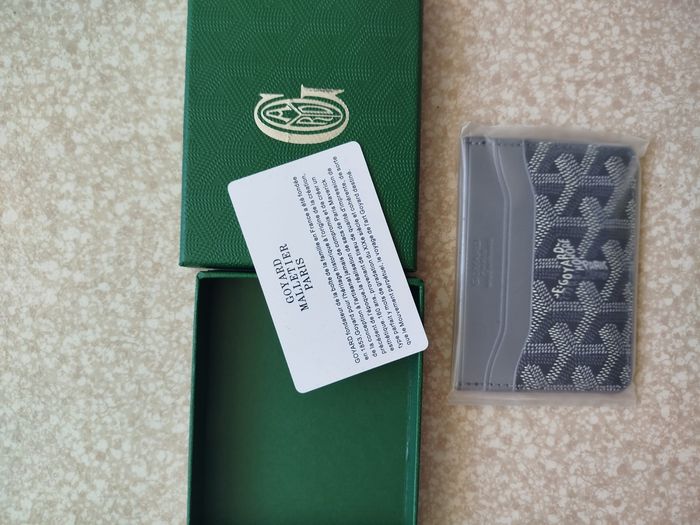 Porte carte goyard gris neuf - photo numéro 4