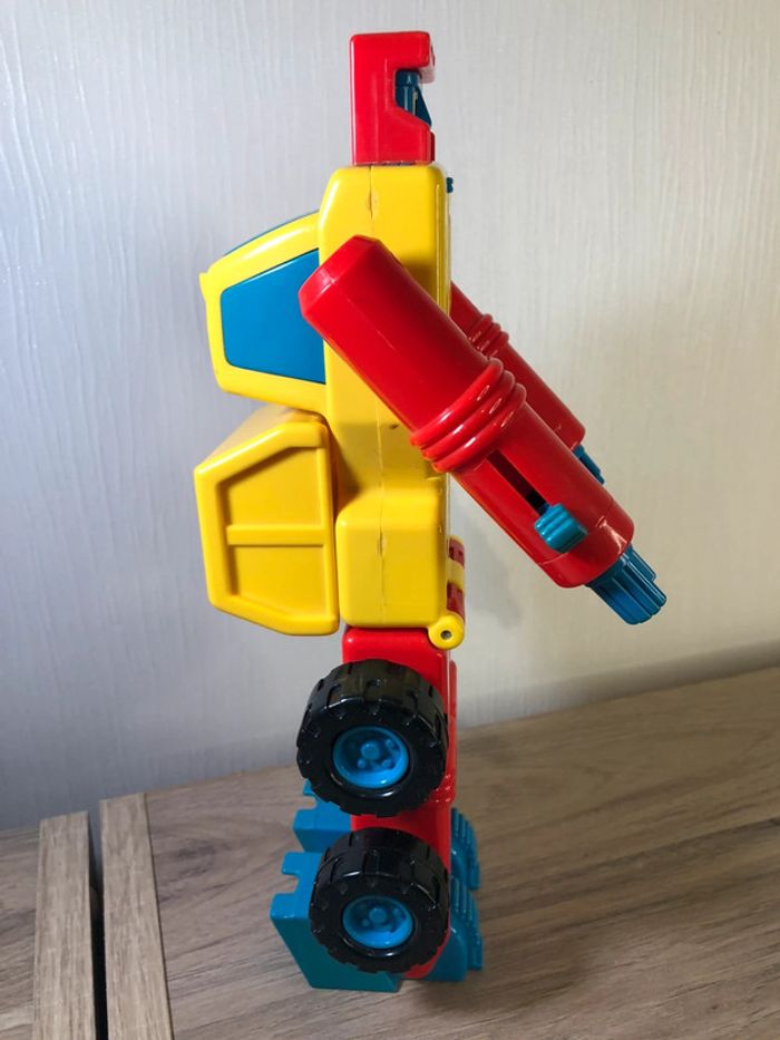 Figurine robot vintage my first transformers playskool voiture transformable - photo numéro 4