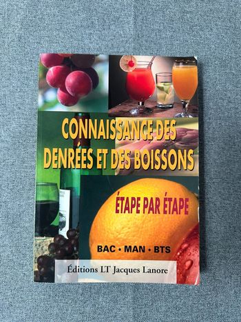 Connaissance des denrées et des boissons