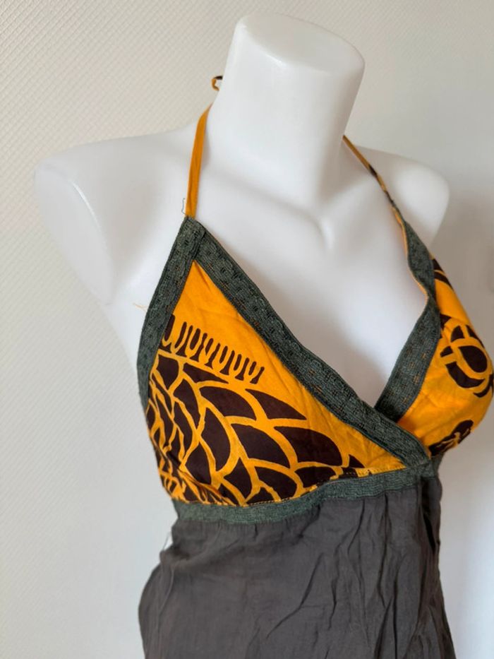 Top vintage en bon état taille S-M etnick - photo numéro 2