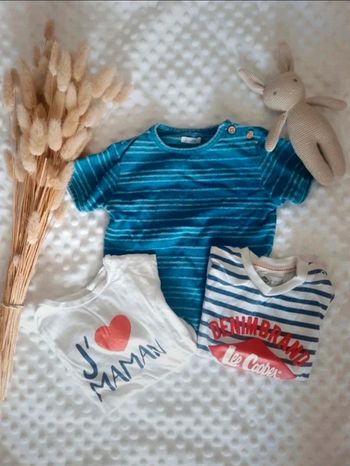 Lot de 3 Tee-shirt 12 mois