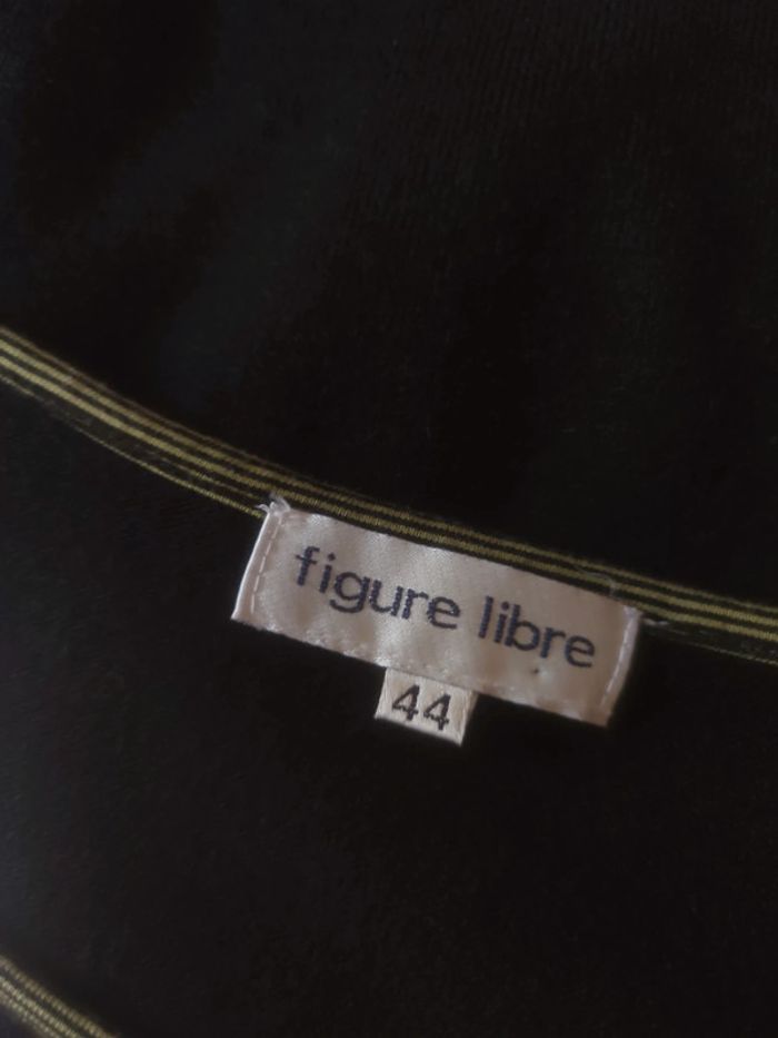 Pull motifs originaux 💮 Laine Angora Coton _ T. 44 Figure Libre - photo numéro 4