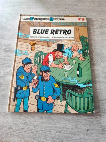 BD - les tuniques bleues - numéro 18 blue retro