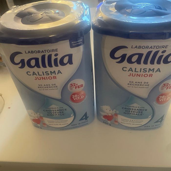 Lot de 2 boîtes à Lait Gallia 4 âge
