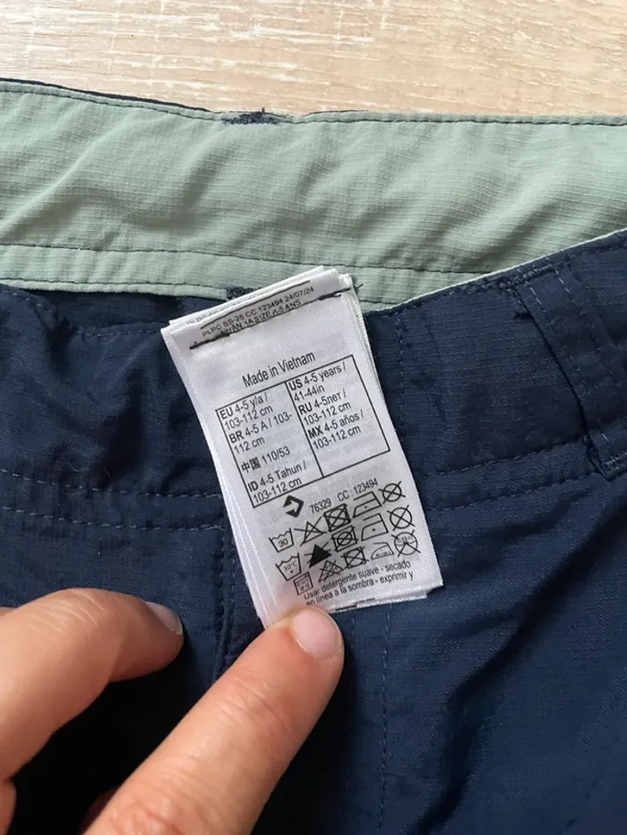 Pantalon-short Décathlon 4-5 ans - photo numéro 2