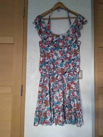 Robe été fleuri avec bretelles Armand Thierry