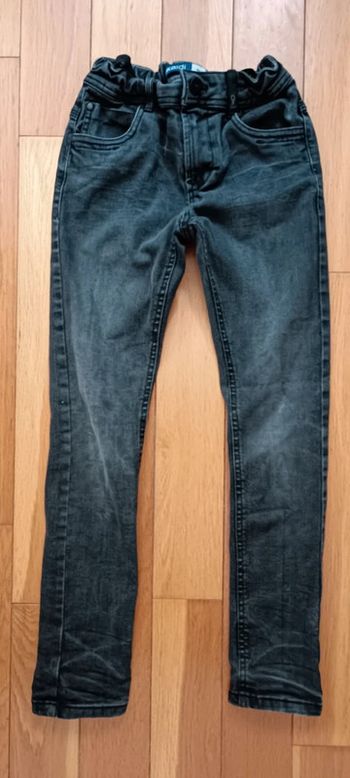 Jeans bleu Okaïdi 10 ans réglable à la taille