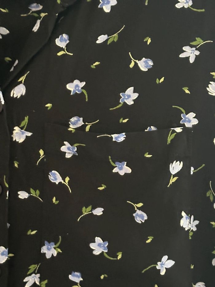 Robe chemise fleurie - photo numéro 4