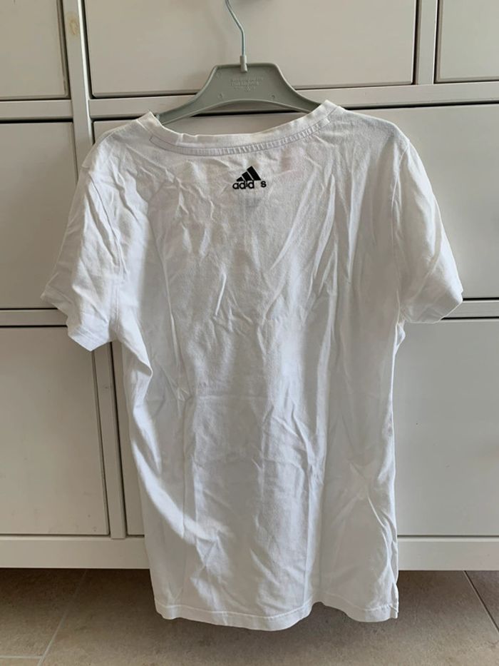 T-shirt Adidas blanc - photo numéro 3