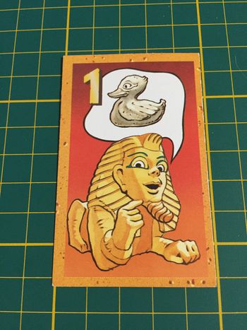 Carte trésor Canard 1 pièce détachée jeu de société Ramsès II Ravensburger #A65