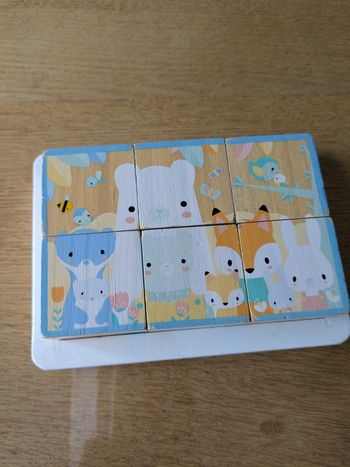 1er jeu de cubes en bois