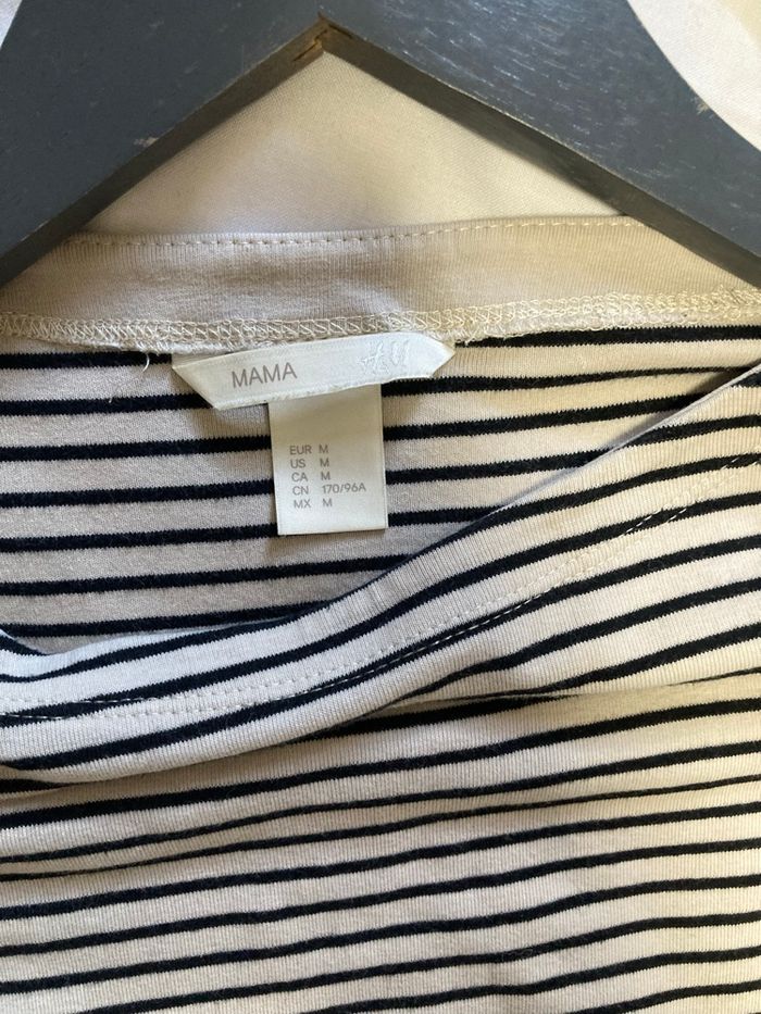 Haut rayé manches longues – H&M Mama - photo numéro 6