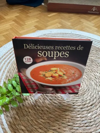 Livre - délicieuses recettes de soupes