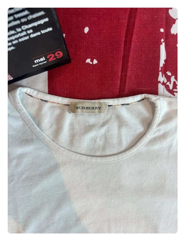 T-shirt manche longue Burberry taille xxs/xs - photo numéro 2