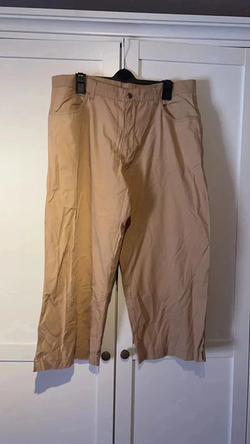 Pantacourt beige style cargo