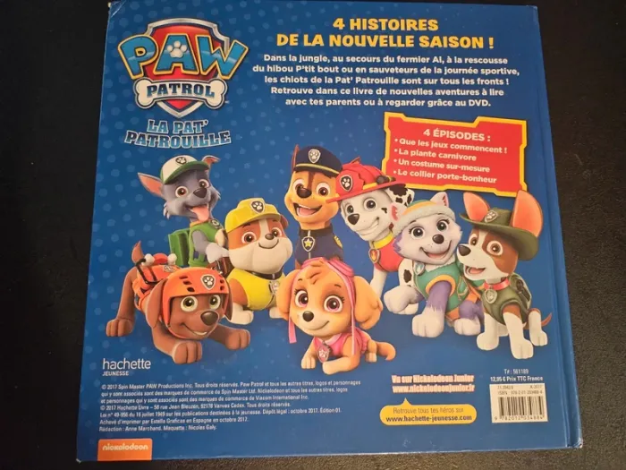Lot livres pat patrouille paw patrol - photo numéro 5