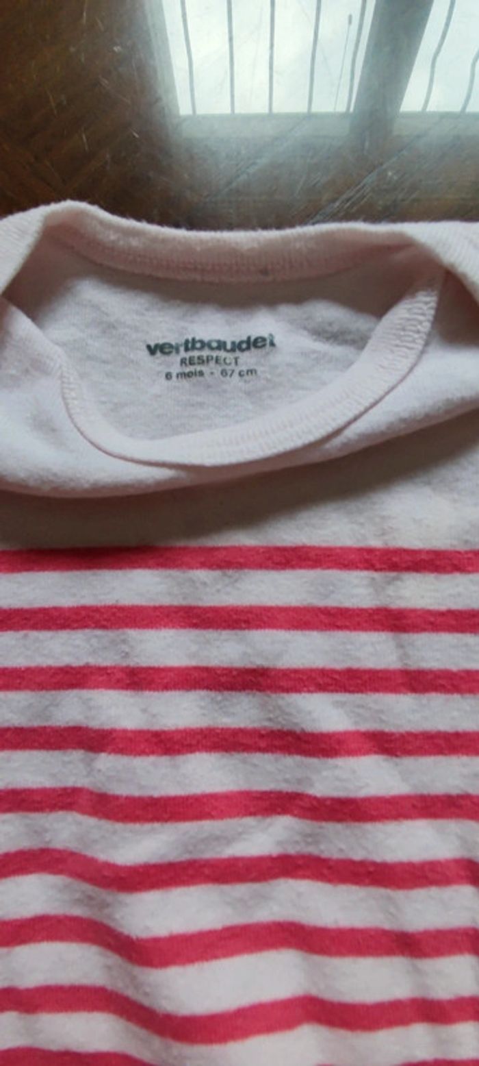 Ensemble coton bio léger Vertbaudet 6 mois - photo numéro 3