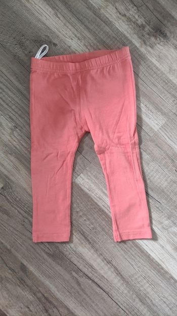 Leggings rose 80 cm
