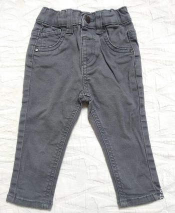 Kiabi pantalon jean gris 9 mois